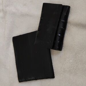 Eel Skin Wallet & Key Holder